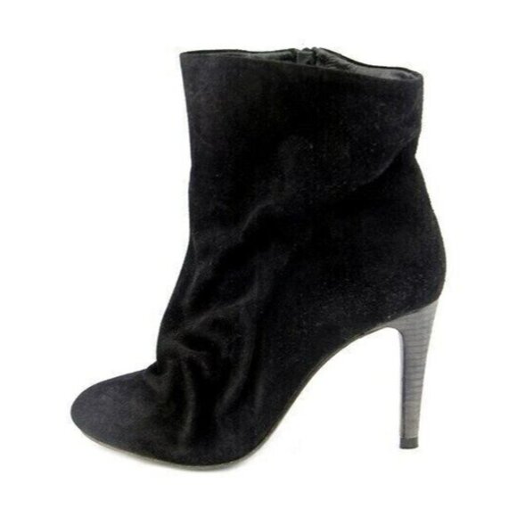 Free People Suede Zip Ankle Boots Black Fairfax Size 8 US 38 EUR New In Box - Picture 10 of 12